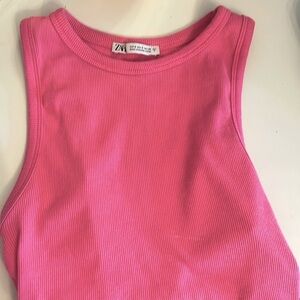 ZARA Hot pink tank top